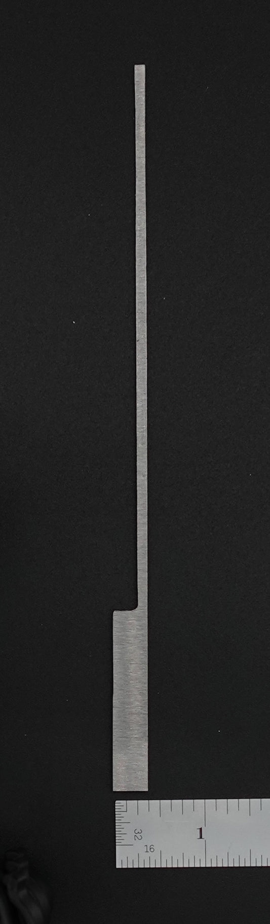 Tapered Moulding Plane Iron Blank - 3/8"